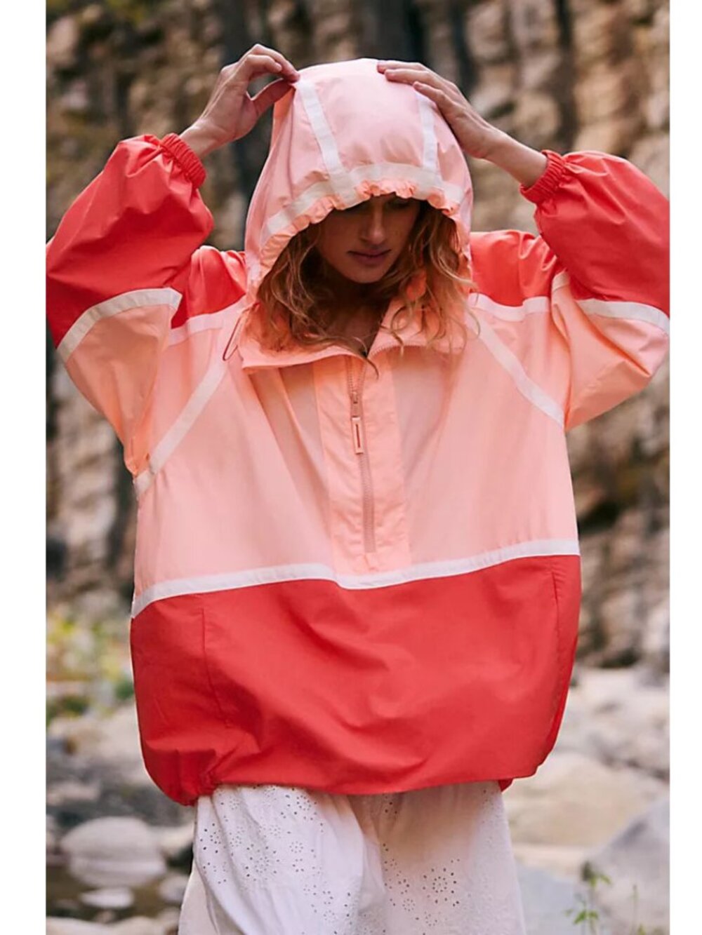 Free People Movement Care FP Like The Wind Logo Jacket